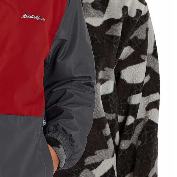 Eddie Bauer Boy’s Jacket 3 in 1 Red Chili Pepper Size Medium NWT - Picture 6 of 7